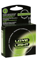 Pr�servatifs Fluo Love-Light - x3