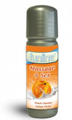 Lubrifiant SEX & MASSAGE FUNLINE - P�che - 30 ml