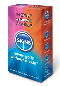 Pr�servatifs assortis Skins - x12