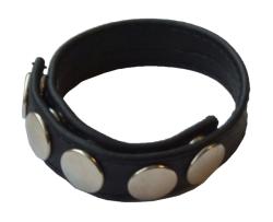 Cockring cuir 5 pressions