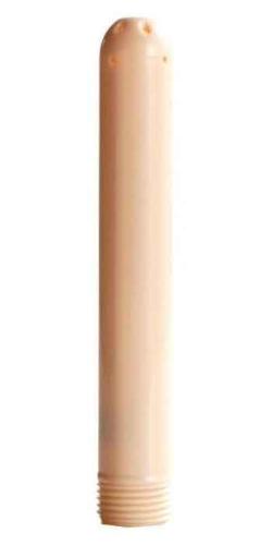 embout douche lavement plastique soft brown