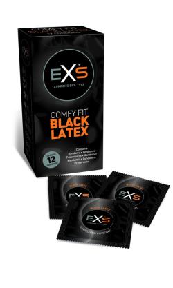 preservatifs black latex exs x12