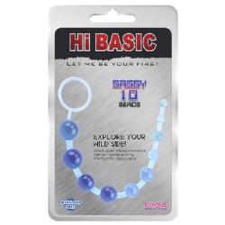 Sassy Anal Beads - Chapelet de billes - Bleu