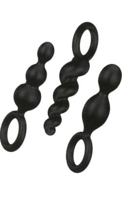 Pack 3 Satisfyer Plugs - Noir