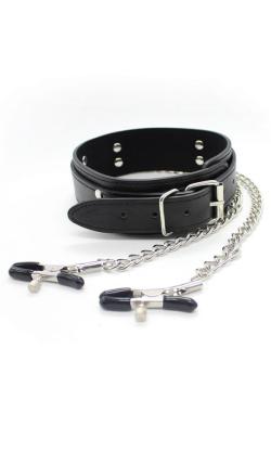 collier pince seins fetish addict