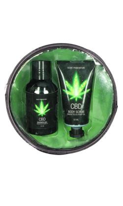 kit voyage huile exfoliant cbd