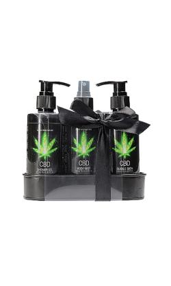 kit bain douche corps the vert cbd