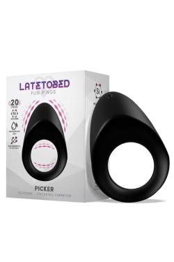 cockring vibrant silicone picker latetobed