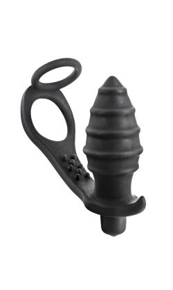 plug anal vibro cockring blue junker