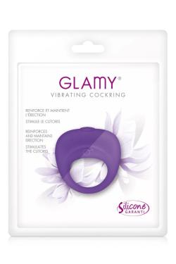 vibrating silicone cockring glamy