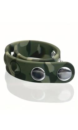 Cock Strap Militaire Camouflage 5 pressions (5P/2P) - Kaki/Foret