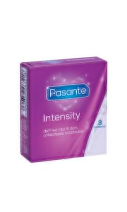 preservatifs pasante ribed dotted intensity