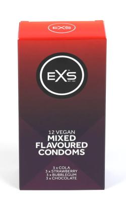 preservatifs mixed flavoured exs