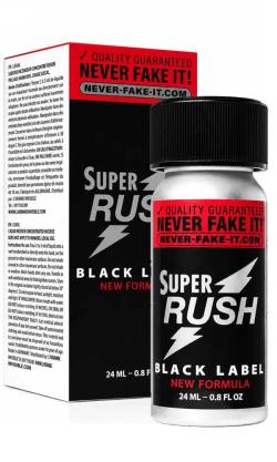poppers super rush black label pentyle flacon aluminium